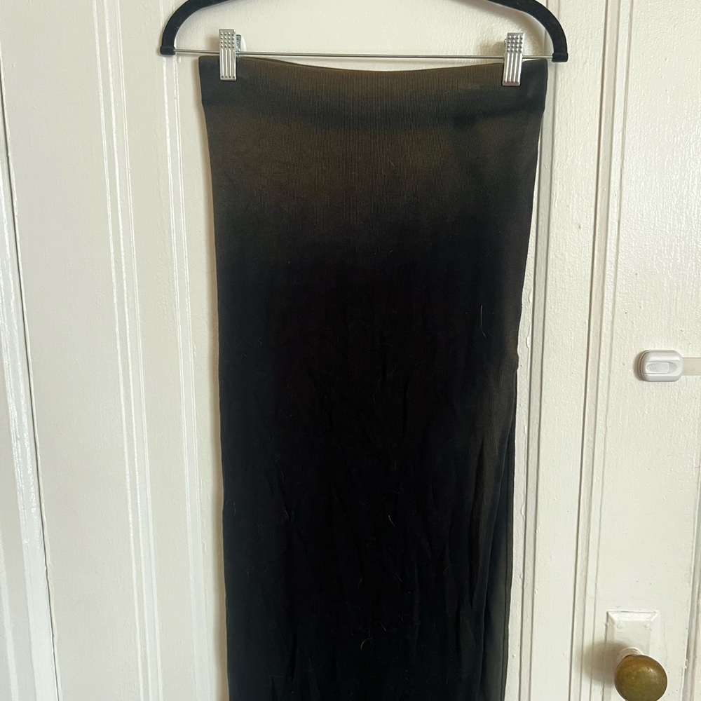 Cotton Citizen Black Ombre Skirt